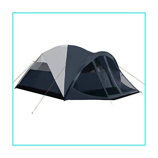 新品 Pacific Pass Camping Tent 6 Person Family Dome Tent With Screen Room Removable Rain Fly Easy Set Up For Camp Backpacking Hiking Outdoor 109 237 9 154