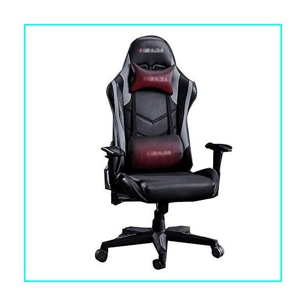 新品 Lxs High Back Pu Leather Gaming Chair Racing Style Gaming Chair Comfortable Reclining Swivel Chair Home Office Chair 並行輸入品 Apaproduction Fr