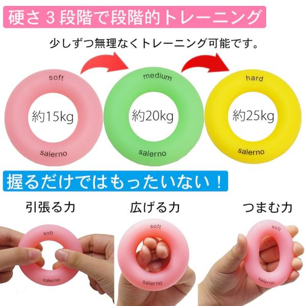 3個セット ハンド エクササイズ リング どこでもにぎにぎ 握力 トレーニング 女性 ハンドグリップ エクササイズ 指 ハンドグリップ Buyee Buyee Japanese Proxy Service Buy From Japan Bot Online