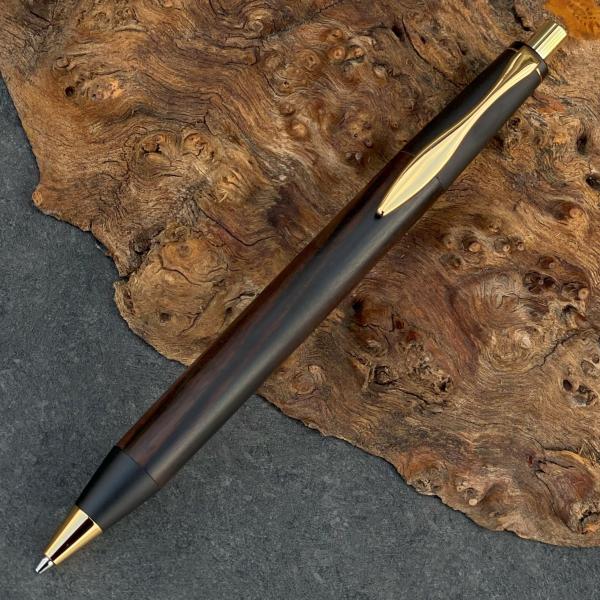 木軸ペン/黒檀 mufactory_sin003