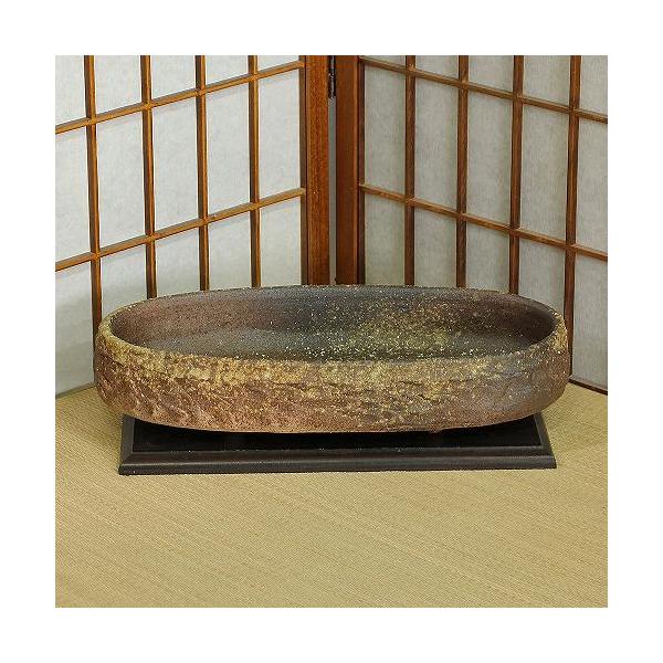 1点物 花器 窯肌 足付 コンポート 生花 立花 池坊 生け花 数量限定