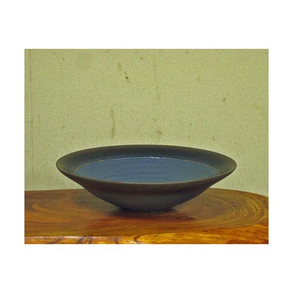 池坊 信楽焼 菱三窯 二株生け 花器 水盤