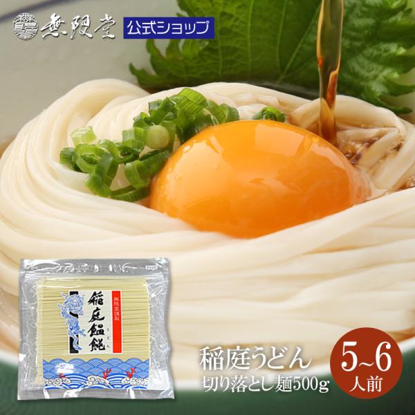 無限堂 稲庭うどん お徳用切れ端麺 500g　【訳あり】【人気のメール便】