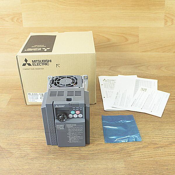 未使用）三菱 FR-E720-1.5K インバータ 3相 200V 2馬力 : 無限堂