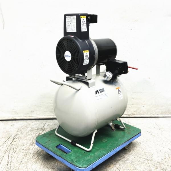 アネスト岩田 三相200V 1/2馬力 レシプロコンプレッサー エア