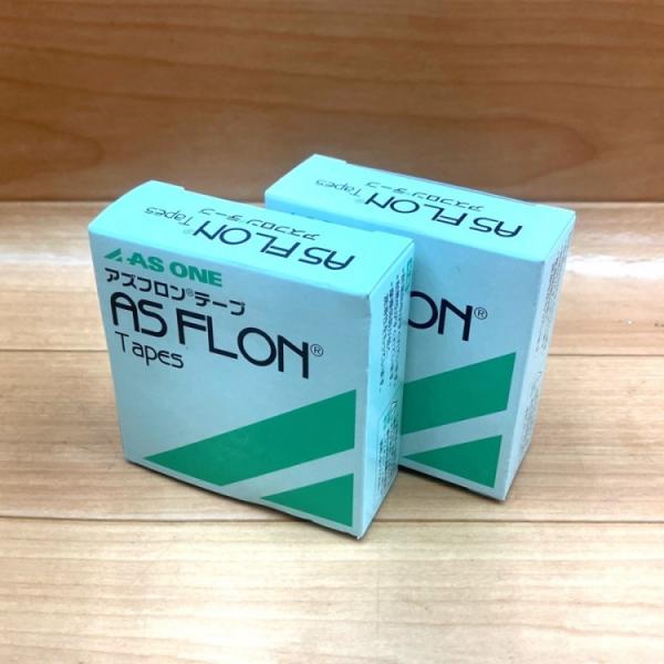 未使用）AS ONE/アズワン PTW25-008 1-4784-03 アズフロンテープ フッ素樹脂粘着テープ 25mm×10m×2巻