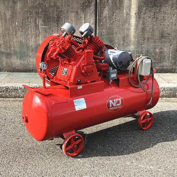 NISSALCO/ニッサルコ CM-7065-600S 3.7kW/5馬力エアーコンプレッサー