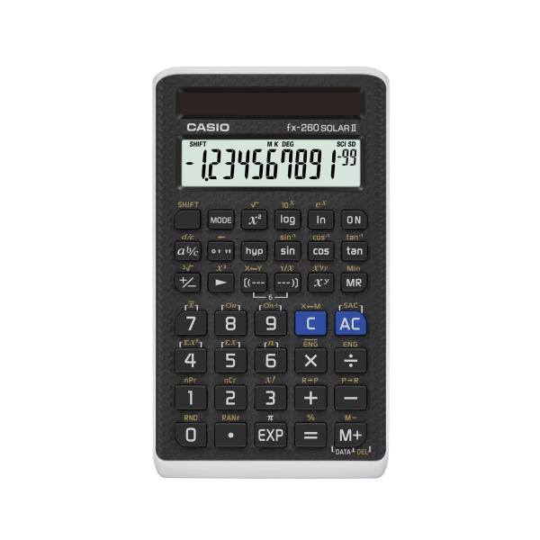 CASIO(カシオ) 関数電卓 fx-260 SOLAR 2(ブラック)