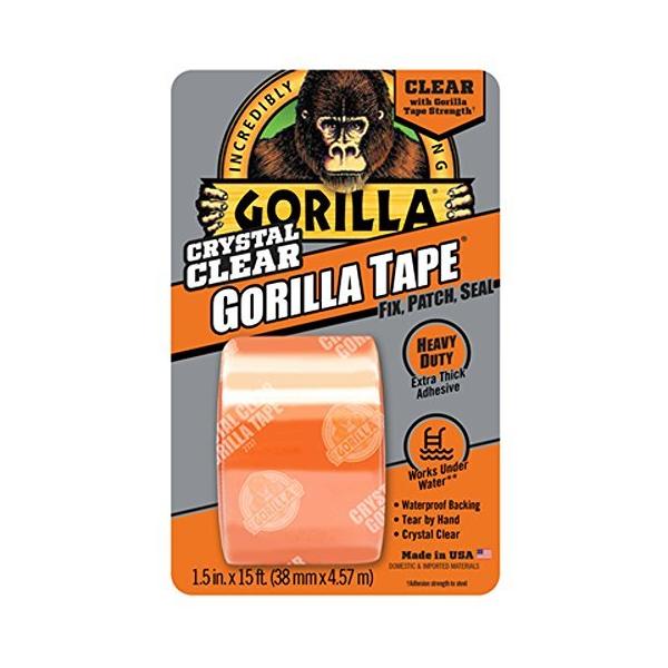 Gorilla(ゴリラ) 超強力補修テープ (38mm x 4.6m, 透明) [並行輸入品]
