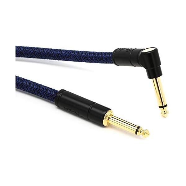 Fender ケーブル 10' Angled Cable, Blue Dream 0990910073