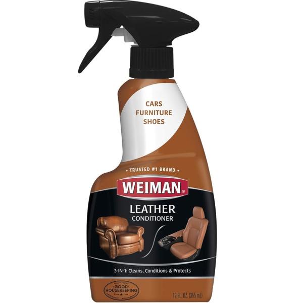 Weiman, Leather Cleaner & Conditioner, 12 fl oz (355 ml)