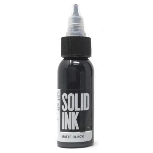 SOLID INK ソリッドインク マットブラック ビーガン オーガニック タトゥーインク (1oz (30ml))
