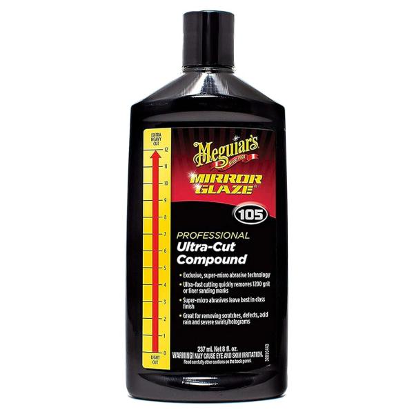 Meguiar's M105 ミラー艶出しウルトラカット化合物 8オンス M10508