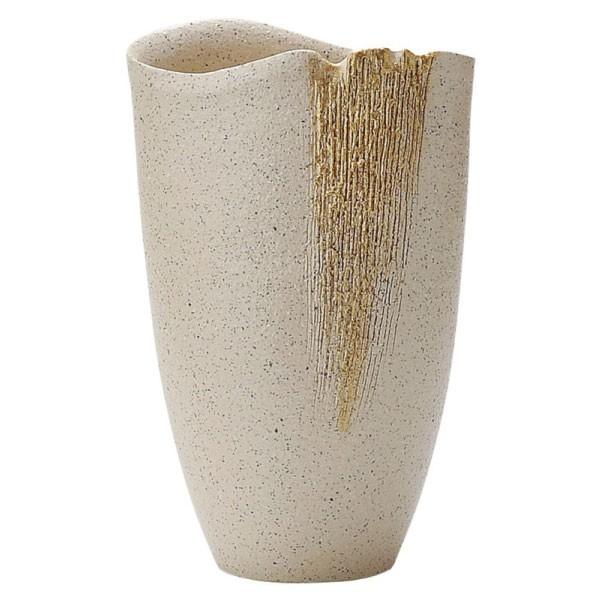 花瓶 白化粧きらら 1-2572 信楽焼 花入 : むぎむぎ工房 Yahoo!店