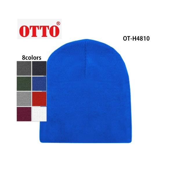 otto ニット ビーニー ワッチ キャップ メンズ  帽子 無地 シングルタイプ アメカジ ブランド コットン 男女兼用 オットー H4810