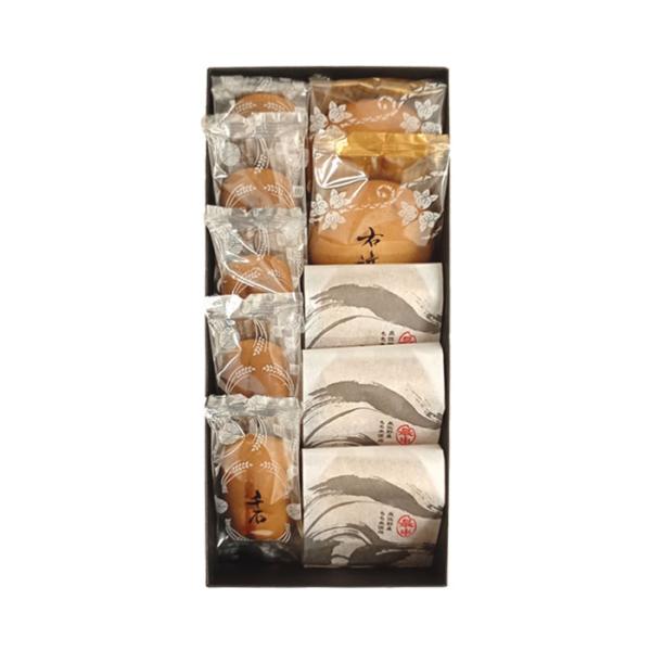 銘菓詰合せ S1-3_40013【常温便】| 歳暮 年賀 母の日 中元 白餡 黄身餡 小豆 最中 練乳 バター 粒餡 御祝 内祝 御供 粗供養 志 泉州