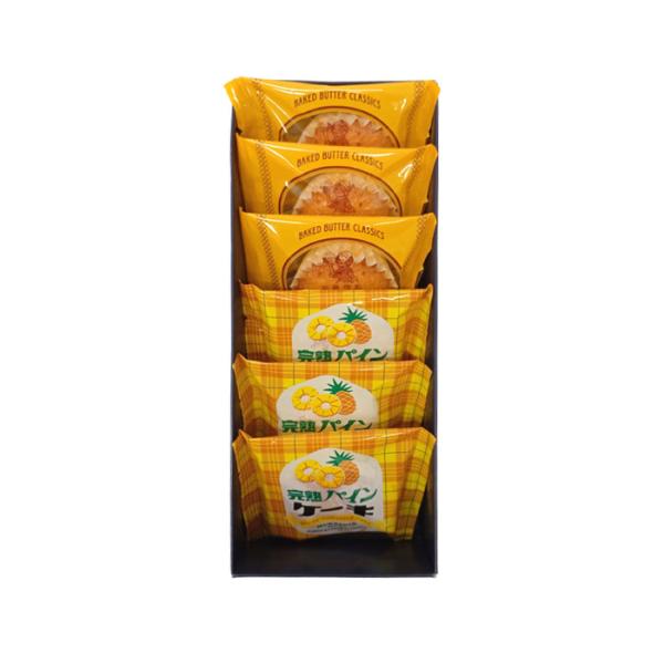 こがし・パインセット_1(6個入)_41749 | 菓子 洋菓子 パイナップル パイン カップケーキ ギフト バター 御祝 内祝 贈答品 プレゼント 国産 手土産