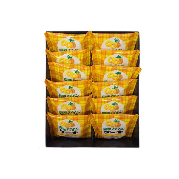 完熟パインケーキ（12個入）_12954【常温便】洋菓子 完熟 パイン パイナップル カップケーキ ギフト バター 御祝 内祝 贈答品 プレゼント 国産 手土産 個包装