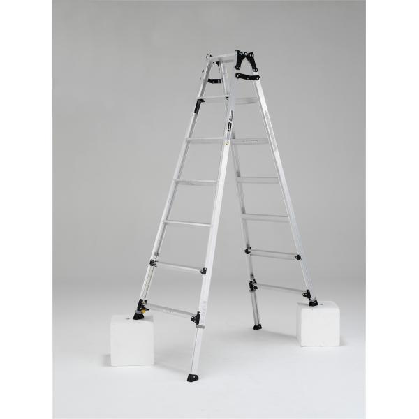 ALINCO (アルインコ) 伸縮脚付はしご兼用脚立 7尺 PRW-210FX 伸縮脚立  