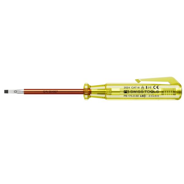 PB SWISS TOOLS 175.0-60 LED LED検電ドライバー 100〜250V
