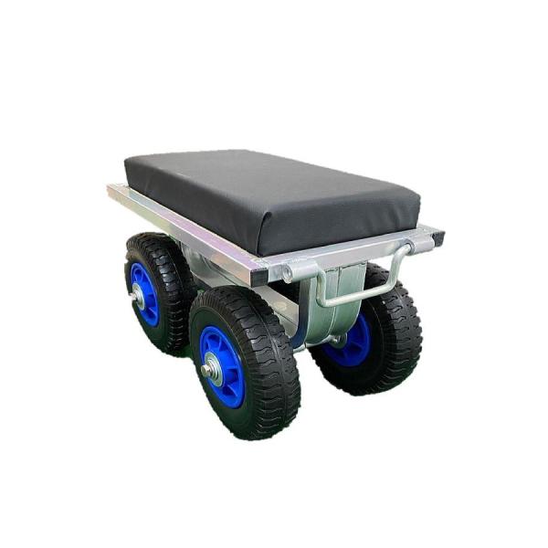 椅子　タイヤ付き 作業用 大型タイヤ付き チェアー 移動チェアー ガーデニング