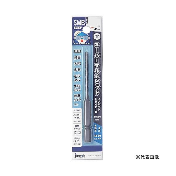 JINNOH �_���H�� �X�[�p�[�}���`�r�b�g SMB0430095 4.3mm ���p�r�h�����r�b�g �Z�p��6.35mm SMB�^�C�v