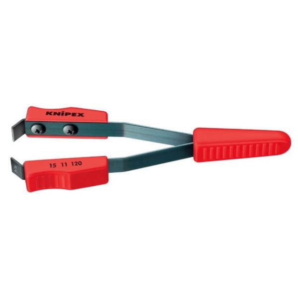 KNIPEX(クニペックス)1511-120 コーティングワイヤー用皮むきピンセット :Y-KN-1511-120:MULHANDZ 通販 ケイバ (KEIBA) VVF用ワイヤーストリッパー 170mm VVF 2芯:2.0mm 3芯:1.6mmまで対応 バネ付 WS-006