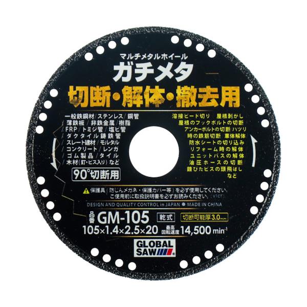 モトユキ ガチメタ GM-105 グローバルソー マルチメタルホイール