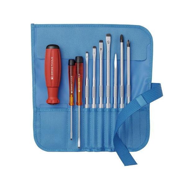 PB SWISS TOOLS 8218TU 差替式ドライバーセット 9本組 PB SWISS TOOLS 8218TU 差替式ドライバーセット 9本組