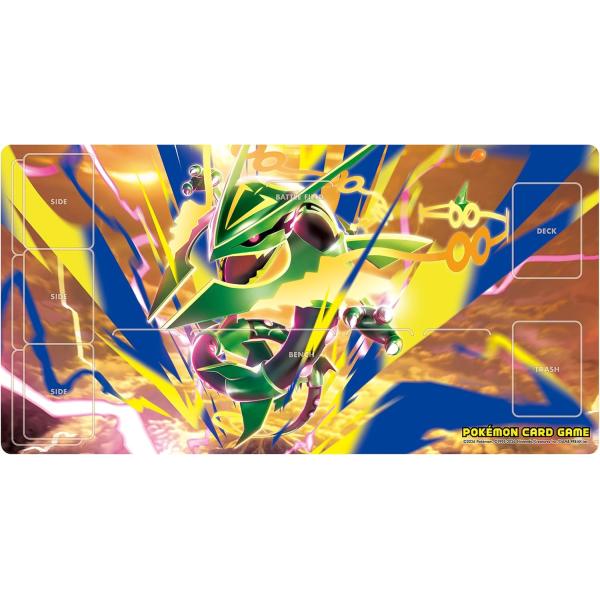 M*様 ポケモンカードゲーム フルサイズプレイマット 頂上決戦！ メガレックウザ ポケモンカードゲーム ラバープレイマット メガレックウザ : コレクト
