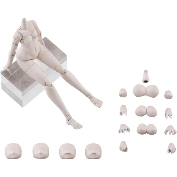 青島文化教材社(AOSHIMA) No.KO-03R けもプラ ヒトパーツセット [カラーB] nonスケール ABS&PVC製 プラモデル