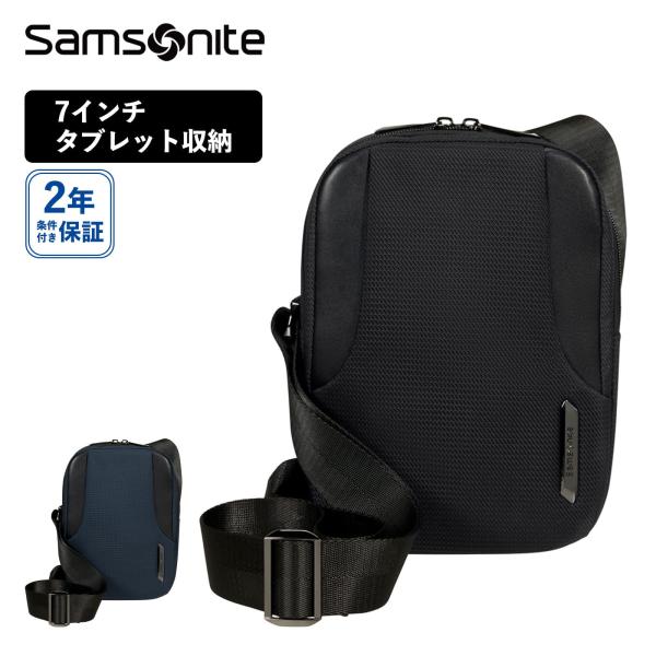 美品 サムソナイト☆2way ロゴ刻印 ボストンバッグ ナイロン ブラック multiverse-irl_kl6-001
