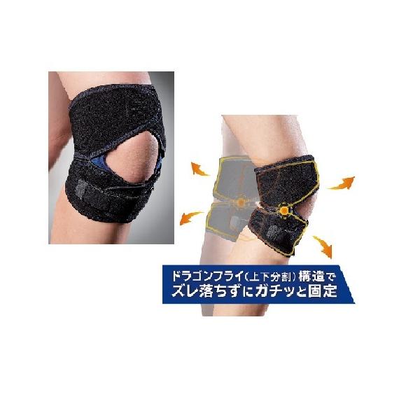 サイズ（ひざ上回り）：　　M   (33cm〜38cm）      L    (37cm〜43cm）素材：ポリエステル・ナイロン・ポリウレタン         バックル / ポリアセタール