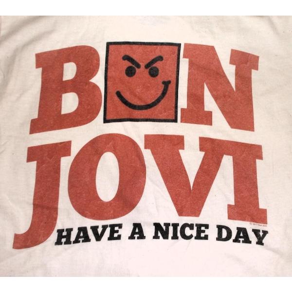 ボン ジョヴィ Tシャツ BON JOVI HAVE A NICE DAY 正規品 : マンブルズ
