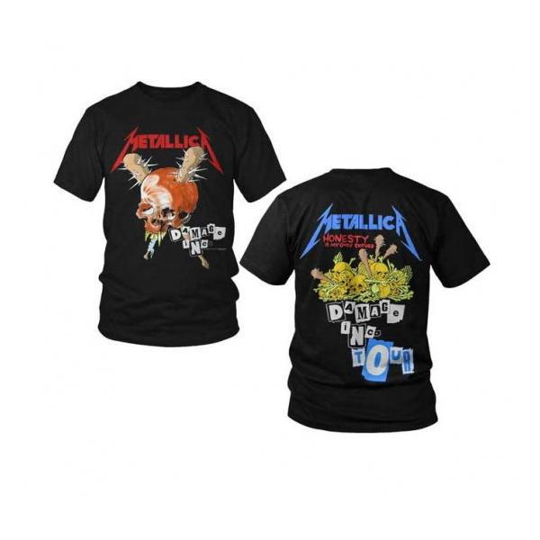 LLICA Tシャツ Damage Inc メタリカ Pushead METALLICA（メタリカ） Tシャツ METALLICA DAMAGE - INC 正規品