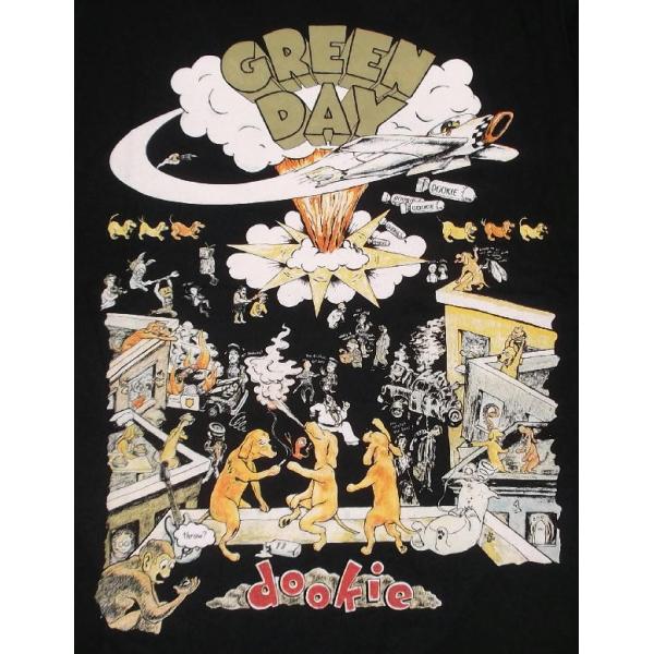 Green Day tシャツ　Dookie 94 Hanes タグ VINTAGE 1994 Green Day dookie T-shirt green heavyweight