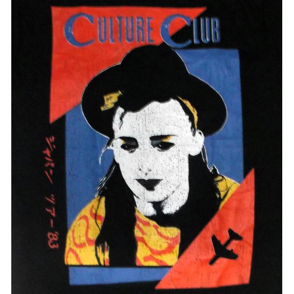 カルチャー クラブ ジャパンツアー 83 Tシャツ ロンT 当時物 正規品 カルチャー クラブ Tシャツ CULTURE CLUB JAPAN TOUR 正規品