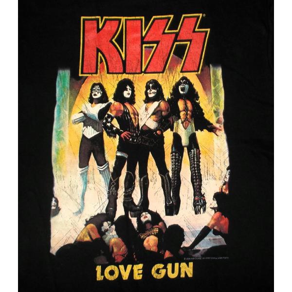 キッス Tシャツ KISS Love Gun 正規品 : マンブルズ バンドTシャツ