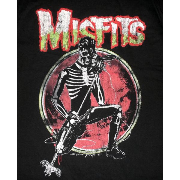 ミスフィッツ Tシャツ Misfits SKELETON 正規品 ロックTシャツ ミスフィッツ Tシャツ Misfits SKELETON 正規品 ロックTシャツ