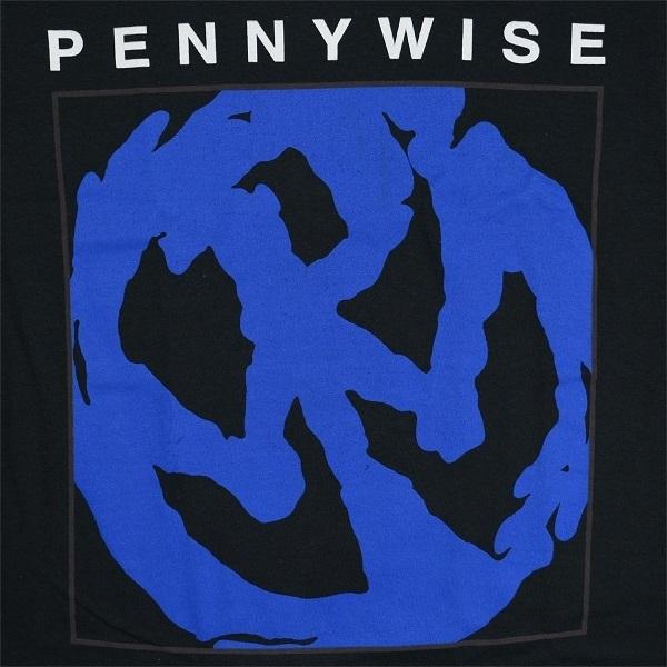 ペニーワイズ Tシャツ PENNYWISE Blue PW Logo 正規品 ロックT ペニーワイズ Tシャツ PENNYWISE Blue PW Logo 正規品 ロックT