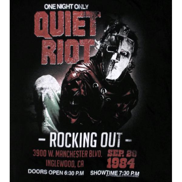 クワイエット ライオット Tシャツ Quiet Riot ROCKING OUT 正規
