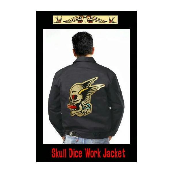 セーラー ジェリー ワークジャケット Sailor Jerry Skull Dice 骸骨 セーラー ジェリー ワークジャケット Sailor Jerry Skull Dice 骸骨