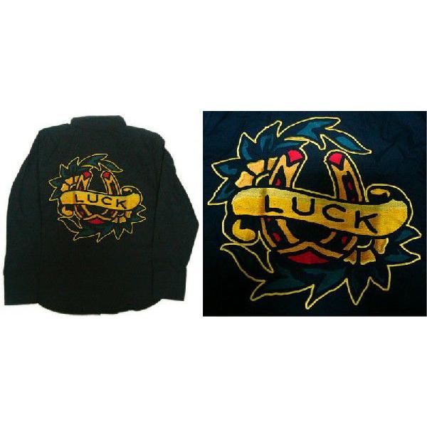 セーラー ジェリー Ladys ワークシャツ Sailor Jerry Luck Horseshoe  