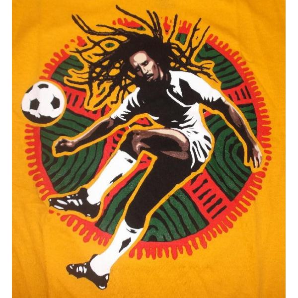 【希少90sヴィンテージ】 Bob Marley ボブマーリーサッカーロンT 希少90sヴィンテージ】 Bob Marley ボブマーリーサッカーロンT