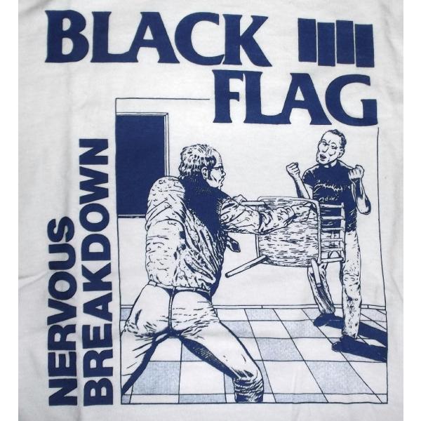 ブラック フラッグ Tシャツ Black Flag Nervous Breakdown 白 正規品