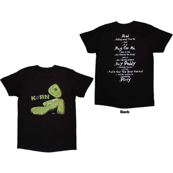 コーン Tシャツ Korn Issues Tracklist 正規品 ロックTシャツ バンドTシャツ