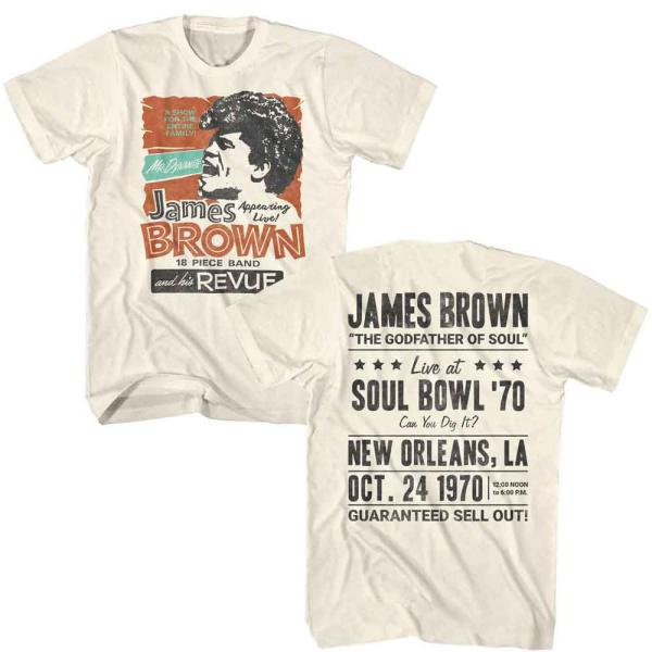ジェームス ブラウン Tシャツ JAMES BROWN 1970 REVUE 正規品