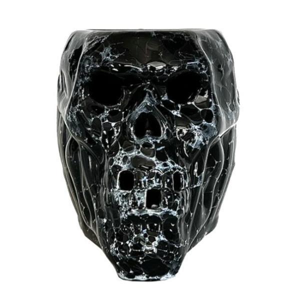g[_[ BbNX Trader Vic's BLACKBEARD'S SKULL MUG [ XJ }O G