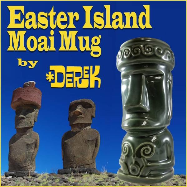 Tiki Farm ティキ マグ Easter Island Moai Mug by Derek Yaniger 