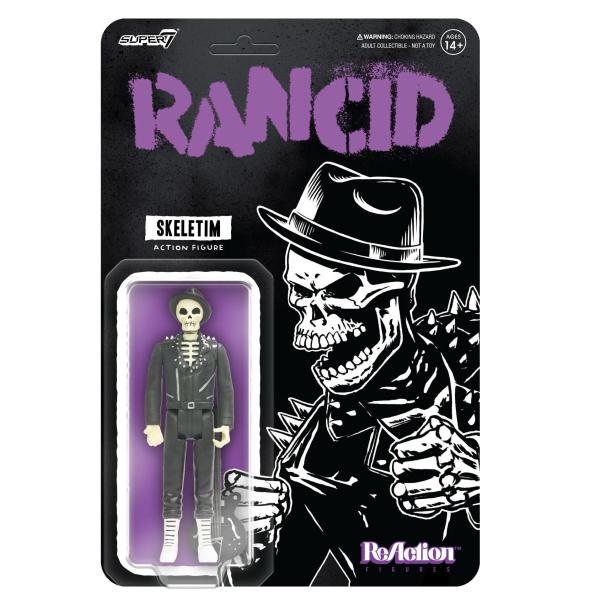 ランシド Re Action フィギュア RANCID Punk Skeletim (Time Bomb) Super7 パンク TOY